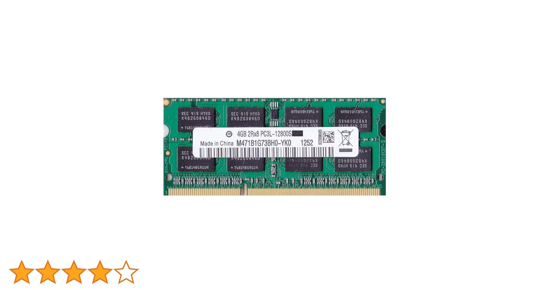 ノートパソコン メモリー４GB　PC3L-12800S   50枚 Amazon.co.jp: Rasalas 4GB DDR3 PC3-12800 DDR3 1600 MHz